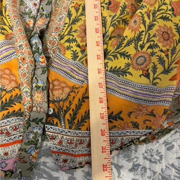 Ritu Kumar Colorful Floral Button Down Shirt - Picture 5 of 8